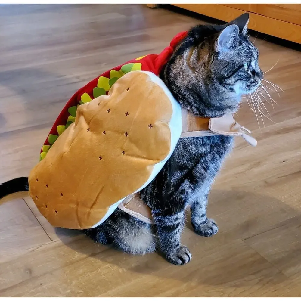 HOT DOG Halloween Costume Dog or Cat Size Medium 19.5 inches